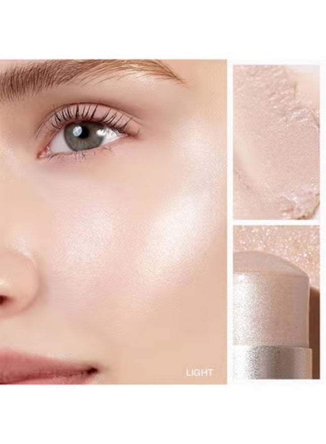 Hince True Dimension Radiance Balm, Natural Shimmer Face Highlighter With Transparent Tones To Brighten Skin, Ultra - Slim Texture, A Multi - Use Makeup Stick For Blush And Eyeshadow, 5g (Light) - Image 2